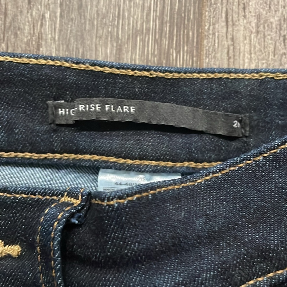 Banana Republic high rise bootcut darkwash denim jeans - Picture 3 of 4